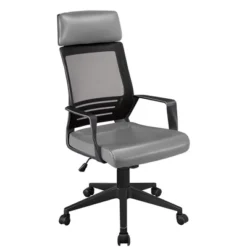 Yaheetech Swivel Office Desk Chair Study Work Chair With Headrest Lumbar Support Rolling Wheels 18 Yaheetech Swivel Office Desk Chair Study Work Chair With Headrest Lumbar Support Rolling Wheels -Office Furniture GUEST 7f1ee914 8238 4b78 93c3 705969430b46