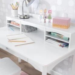KidKraft Avalon Desk With Hutch White 11 KidKraft Avalon Desk With Hutch White -Office Furniture GUEST 7f4219bc 29db 41e1 be87 db118b040cfb