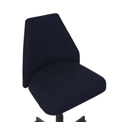 Brittany Office Chair With Casters Linen - Novogratz 7 Brittany Office Chair With Casters Linen - Novogratz - Image 5