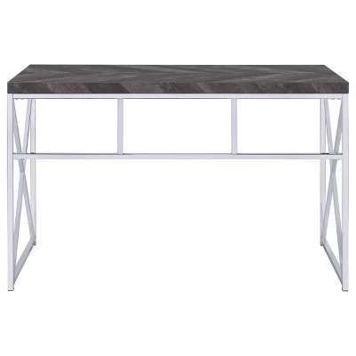Grimma Writing Desk Rustic Gray - Coaster 7 Grimma Writing Desk Rustic Gray - Coaster - Image 5