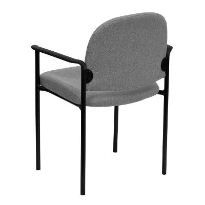 Emma And Oliver Comfort Stackable Steel Side Reception Chair With Arms 7 Emma And Oliver Comfort Stackable Steel Side Reception Chair With Arms - Image 6