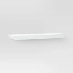 Wedge Shelf With Rod Bracket White - Threshold™ -Office Furniture GUEST 8614ec0e bacc 4228 9a29 d978d929ce2a