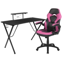Flash Furniture Gaming Desk And Racing Chair Set With Cup Holder, Headphone Hook, And Monitor/Smartphone Stand 29 Flash Furniture Gaming Desk And Racing Chair Set With Cup Holder, Headphone Hook, And Monitor/Smartphone Stand -Office Furniture GUEST 8a12d3f1 6910 41d5 a1ae 995cd7cea7f0