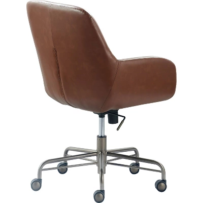 Forester Leather Office Chair Cognac Brown - Finch 5 Forester Leather Office Chair Cognac Brown - Finch - Image 3