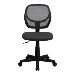 Flash Furniture Low Back Gray Mesh Swivel Task Office Chair With Curved Square Back -Office Furniture GUEST 8b038071 4707 43aa ad72 4ed0cca34303