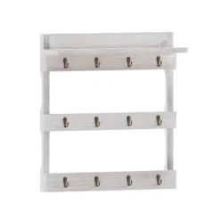 Emma And Oliver Wall Mounted Mug Rack With 12 Coffee Cup Hangers And Built-In Shelf For Coffee, Sugar & More -Office Furniture GUEST 8cfd5d8d 55a2 4a12 b0c2 827b77601e5e