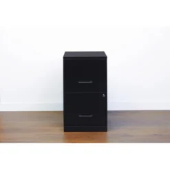 Space Solutions 18" Deep 2 Drawer Letter Width Vertical File Cabinet Black -Office Furniture GUEST 8e9e5e4c 11b9 4bd6 960b 84c1e03147b2