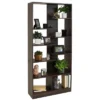 Sunnydaze Decor Sunnydaze Indoor Rosalee 9-Tier Open Bookshelf With Staggered Shelves - Coffee Brown 1 Sunnydaze Decor Sunnydaze Indoor Rosalee 9-Tier Open Bookshelf With Staggered Shelves - Coffee Brown -Office Furniture GUEST 8ecf916c e581 466a be3b df9cff41802b