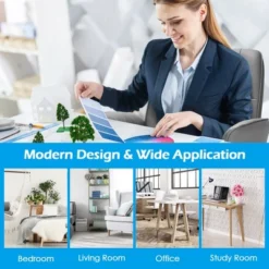 Costway Modern Home Office Leisure Chair PU Leather Adjustable Swivel W/ Armrest 14 Costway Modern Home Office Leisure Chair PU Leather Adjustable Swivel W/ Armrest -Office Furniture GUEST 9032d2cc ffb3 4575 8639 4ee344c0fef3