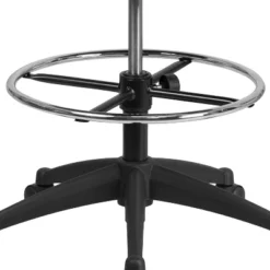 Flash Furniture Mid-Back Black Mesh Ergonomic Drafting Chair With Adjustable Foot Ring And Flip-Up Arms -Office Furniture GUEST 91f648ef a023 40d6 97d3 368bdfad205c