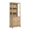72.32" 3 Open Shelves Adaline Café Library Vertical Bookcase Orchard Oak - Sauder 1 72.32" 3 Open Shelves Adaline Café Library Vertical Bookcase Orchard Oak - Sauder -Office Furniture GUEST 92bef0f1 658c 4faa 978d 245f6d8bc1e6