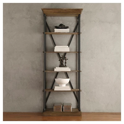 84" Belvidere 5 Shelf Narrow Bookshelf - Inspire Q 6 84" Belvidere 5 Shelf Narrow Bookshelf - Inspire Q - Image 4