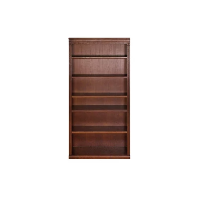 72" Huntington Oxford Wood Bookcase - Martin Furniture 7 72" Huntington Oxford Wood Bookcase - Martin Furniture - Image 5