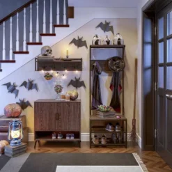 Afton 4 Hook Metal Frame Wall Shelf Woodgrain - RiverRidge Home 13 Afton 4 Hook Metal Frame Wall Shelf Woodgrain - RiverRidge Home -Office Furniture GUEST 95a0aa36 80a5 4b9d 9db5 f9edb38ddd6b