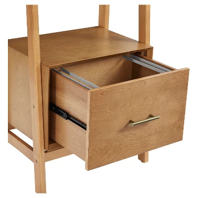 70" Landon Small Bookcase - Crosley 7 70" Landon Small Bookcase - Crosley - Image 5