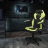 Flash Furniture Gaming Desk And Racing Chair Set With Cup Holder, Headphone Hook, And Monitor/Smartphone Stand 2 Flash Furniture Gaming Desk And Racing Chair Set With Cup Holder, Headphone Hook, And Monitor/Smartphone Stand -Office Furniture GUEST 97db7dd3 03a4 4150 a30c f3dcacb05bdf