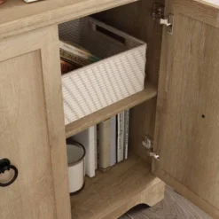 72.32" 3 Open Shelves Adaline Café Library Vertical Bookcase Orchard Oak - Sauder 16 72.32" 3 Open Shelves Adaline Café Library Vertical Bookcase Orchard Oak - Sauder -Office Furniture GUEST 9af91663 6f48 42d2 a347 a4db0287c129