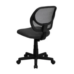 Flash Furniture Low Back Gray Mesh Swivel Task Office Chair With Curved Square Back -Office Furniture GUEST 9d326777 10e8 47e3 8682 85048cb60d42