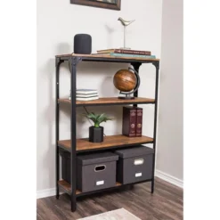 Internet's Best Collapsible File Box Storage Organizer With Lid - 1 Pack - Charcoal -Office Furniture GUEST 9daa40c0 ffea 4d6d 8707 b714c21b9633