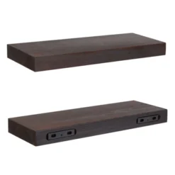 Farmlyn Creek 3 Pack Wall Mounted Wooden Floating Shelf For Nursery, Office, Bedrooms & Space Saving, Black, 15.7 X 5.5 X 1.5 In 14 Farmlyn Creek 3 Pack Wall Mounted Wooden Floating Shelf For Nursery, Office, Bedrooms & Space Saving, Black, 15.7 X 5.5 X 1.5 In -Office Furniture GUEST 9db33235 3510 4e29 b8f3 1030c7e6fe12