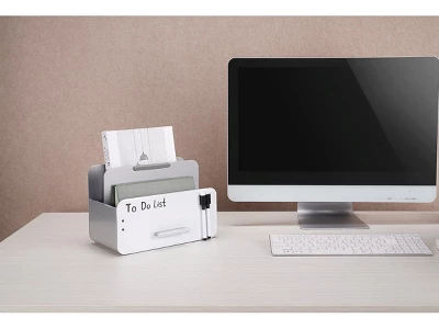 MPM 3-in-1 Steel Tablet And File Organizer With Whiteboard - Adjustable Height, Easy Assembly, Compatible With IPad And 5 MPM 3-in-1 Steel Tablet And File Organizer With Whiteboard - Adjustable Height, Easy Assembly, Compatible With IPad And - Image 3