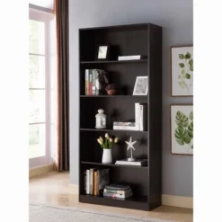 FC Design 5 Tier Standard Bookcase
