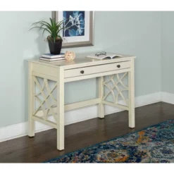 Whitley Antique Desk White - Linon 19 Whitley Antique Desk White - Linon -Office Furniture GUEST 9e825554 6b76 47cc 8fcc c91e6efc7df2