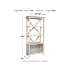 75" Carynhurst Bookcase Beige - Signature Design By Ashley 9 75" Carynhurst Bookcase Beige - Signature Design By Ashley -Office Furniture GUEST 9f5edf09 3ef3 4e1c a896 e83ce532a1f5