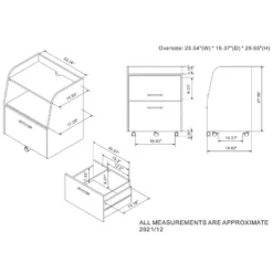Brionie Letter File Cabinet Vintage Gray Oak - MiBasics -Office Furniture GUEST 9fd5cb32 de66 43aa b5ee 80a8c4892081