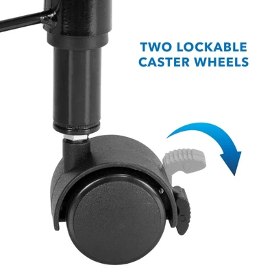 Mount-It! Mobile Rolling File Folder Cart With Wheels | Single Tier With Storage Rack And Locking Casters | Fits Letter And Legal Size Filing Folders 5 Mount-It! Mobile Rolling File Folder Cart With Wheels | Single Tier With Storage Rack And Locking Casters | Fits Letter And Legal Size Filing Folders - Image 3