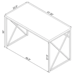 Grimma Writing Desk Rustic Gray - Coaster 19 Grimma Writing Desk Rustic Gray - Coaster -Office Furniture GUEST a196d6a3 9992 4d0e a841 06551606736f