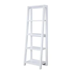 63.25" Newport Lilly Bookcase White - Breighton Home 12 63.25" Newport Lilly Bookcase White - Breighton Home -Office Furniture GUEST a53836ee ffeb 4e16 9880 2d86cc26c4ee