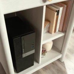 Dover Edge Computer Desk With Drawers Glacier Oak - Sauder -Office Furniture GUEST a80e4de4 7986 4016 9eaa 6d18e7876433