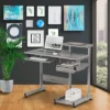 Complete Computer Workstation Desk Gray - Techni Mobili 2 Complete Computer Workstation Desk Gray - Techni Mobili -Office Furniture GUEST aa399b90 d8a9 4624 8973 dd90111b581a
