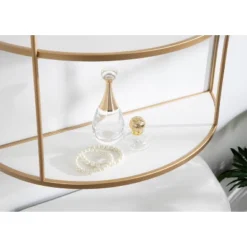 21" X 32" Freade Tiered Decorative Wall Shelf White/Gold - Kate & Laurel All Things Decor 14 21" X 32" Freade Tiered Decorative Wall Shelf White/Gold - Kate & Laurel All Things Decor -Office Furniture GUEST abc19164 5a5b 4d3c 8abb 5219b6837267