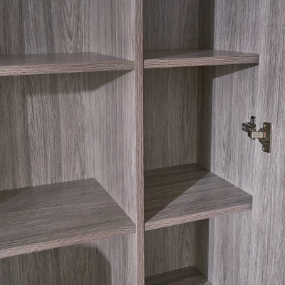 2pc Ellison Mid Century Modern Home Office Set Gray - Christopher Knight Home 6 2pc Ellison Mid Century Modern Home Office Set Gray - Christopher Knight Home - Image 4