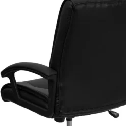 Flash Furniture Mid-Back Black LeatherSoft Swivel Manager's Office Chair With Arms -Office Furniture GUEST ae07e57b 6055 450a 8a5a 9375d908c722