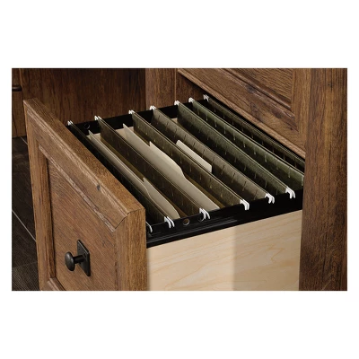 Palladia Computer Desk Vintage Oak Finish - Sauder 6 Palladia Computer Desk Vintage Oak Finish - Sauder - Image 4