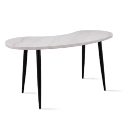 Kinsley Writing Desk Black/White - Steve Silver Co. -Office Furniture GUEST af3743f6 8621 4ae2 a230 a3a07a2780c8