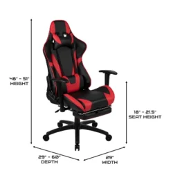 BlackArc Tango Gaming Desk & Chair Set - Reclining Gaming Chair With Slide-Out Footrest & Gaming Desk With Cupholder/Headphone Hook -Office Furniture GUEST b020a290 b6ca 4167 b724 3bc761c4d273