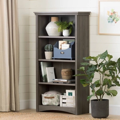 58.12" Gascony 4 Shelf Bookcase - South Shore 3 58.12" Gascony 4 Shelf Bookcase - South Shore