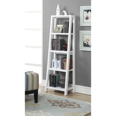 63.25" Newport Lilly Bookcase White - Breighton Home 8 63.25" Newport Lilly Bookcase White - Breighton Home - Image 6