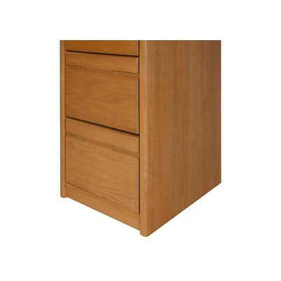 4 Drawer File Cabinet Brown - Martin Furniture 6 4 Drawer File Cabinet Brown - Martin Furniture - Image 4