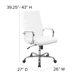 Merrick Lane High Back Executive Swivel Office Chair With Arms 30 Merrick Lane High Back Executive Swivel Office Chair With Arms -Office Furniture GUEST b562347a 52c7 4bd6 8020 2b9c5b2fc029