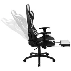 Flash Furniture Gaming Desk And Footrest Reclining Gaming Chair Set - Cup Holder/Headphone Hook/Removable Mouse Pad Top/Wire Management -Office Furniture GUEST b5fd4b80 8262 446d b8dc 9255e3bf95a8