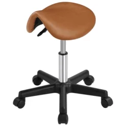 Yaheetech Rolling Saddle Stool Hydraulic Adjustable Salon Chair -Office Furniture GUEST b62271c8 a4fa 44d7 b851 a4d45c8e7323