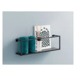 Floating Wall Shelf - Black