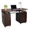 Complete Workstation Computer Desk With Storage Brown - Techni Mobili -Office Furniture GUEST b737c351 6699 474b 9583 edaafac90ec5