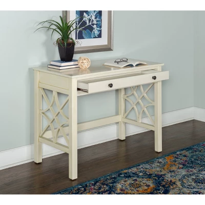 Whitley Antique Desk White - Linon 10 Whitley Antique Desk White - Linon - Image 8
