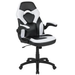 Flash Furniture X10 Gaming Chair Racing Office Ergonomic Computer PC Adjustable Swivel Chair With Flip-up Arms -Office Furniture GUEST b7ec41f3 da33 4928 969e adaf4733b1c2